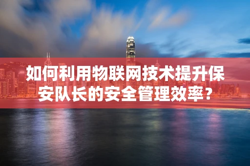如何利用物联网技术提升保安队长的安全管理效率？