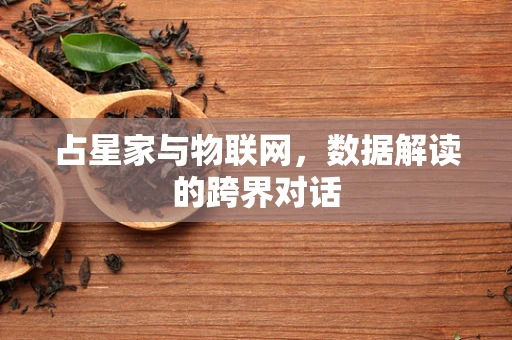 占星家与物联网，数据解读的跨界对话