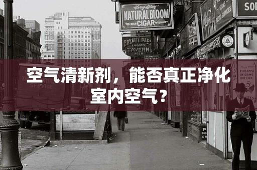 空气清新剂，能否真正净化室内空气？