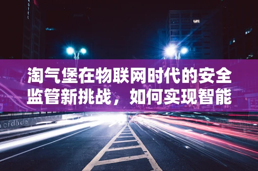 淘气堡在物联网时代的安全监管新挑战，如何实现智能监控与预防？