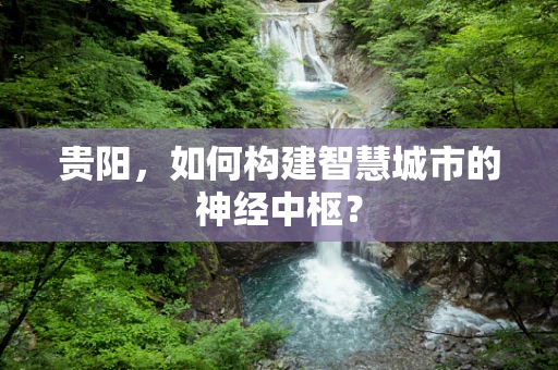 贵阳，如何构建智慧城市的神经中枢？