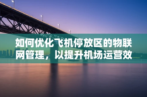如何优化飞机停放区的物联网管理，以提升机场运营效率？