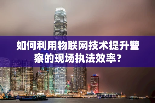 如何利用物联网技术提升警察的现场执法效率？