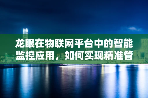 龙眼在物联网平台中的智能监控应用，如何实现精准管理？