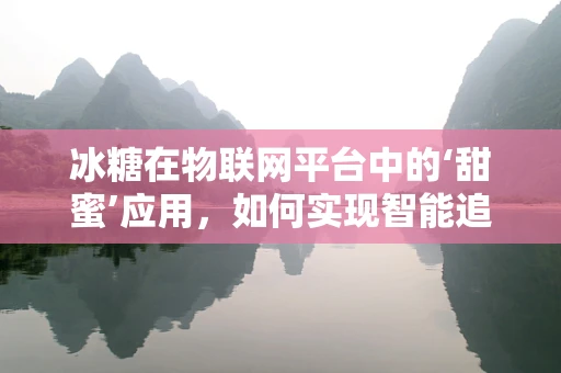 冰糖在物联网平台中的‘甜蜜’应用，如何实现智能追踪与优化？