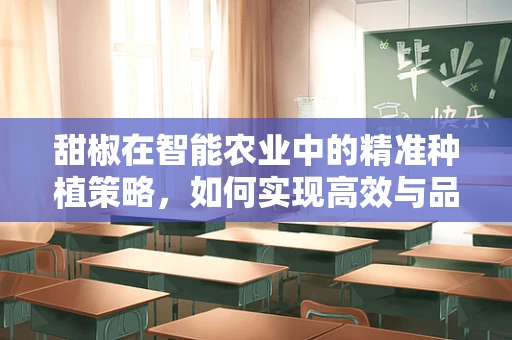 甜椒在智能农业中的精准种植策略，如何实现高效与品质并重？