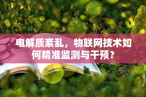 电解质紊乱，物联网技术如何精准监测与干预？