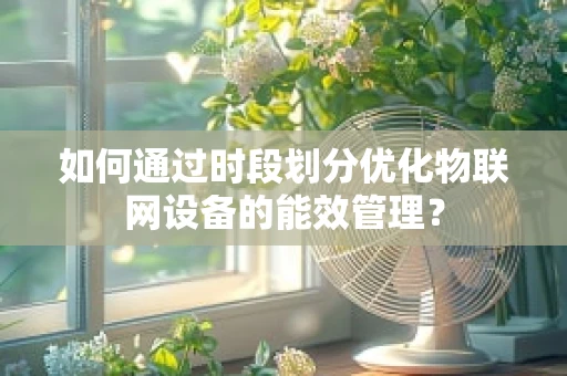 如何通过时段划分优化物联网设备的能效管理？