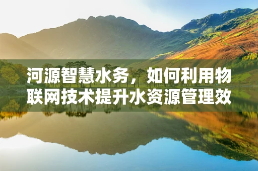 河源智慧水务，如何利用物联网技术提升水资源管理效率？