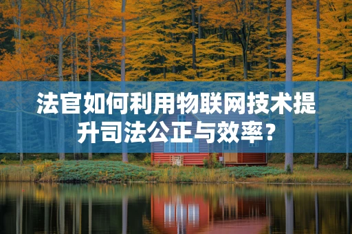 法官如何利用物联网技术提升司法公正与效率？