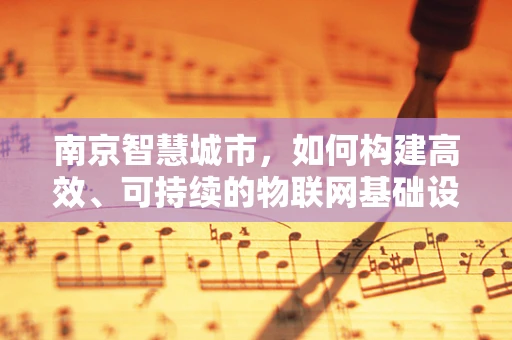 南京智慧城市，如何构建高效、可持续的物联网基础设施？