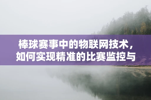 棒球赛事中的物联网技术，如何实现精准的比赛监控与数据分析？