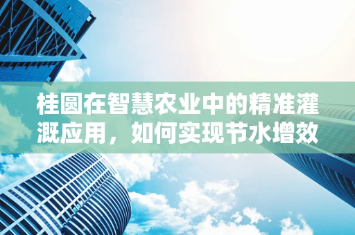 桂圆在智慧农业中的精准灌溉应用，如何实现节水增效？