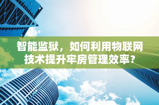 智能监狱，如何利用物联网技术提升牢房管理效率？