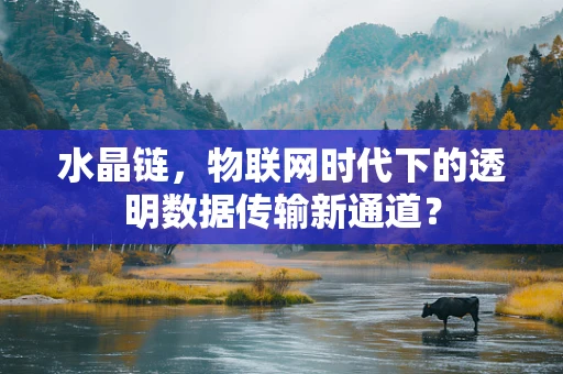水晶链，物联网时代下的透明数据传输新通道？