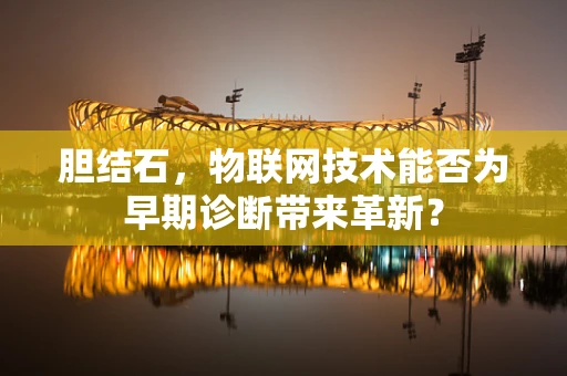 胆结石，物联网技术能否为早期诊断带来革新？