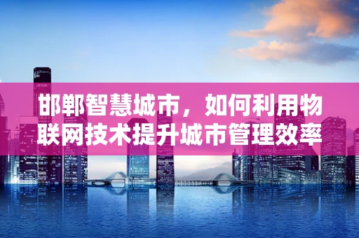 邯郸智慧城市，如何利用物联网技术提升城市管理效率？