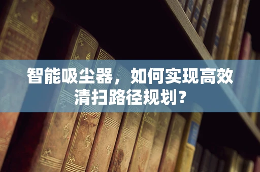 智能吸尘器，如何实现高效清扫路径规划？