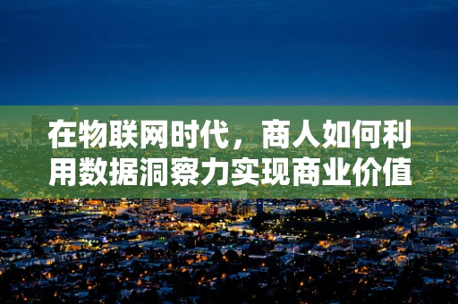 在物联网时代，商人如何利用数据洞察力实现商业价值最大化？