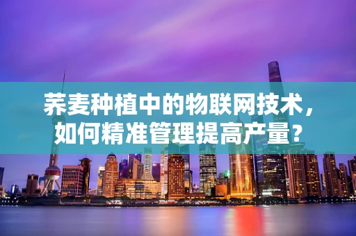 荞麦种植中的物联网技术，如何精准管理提高产量？
