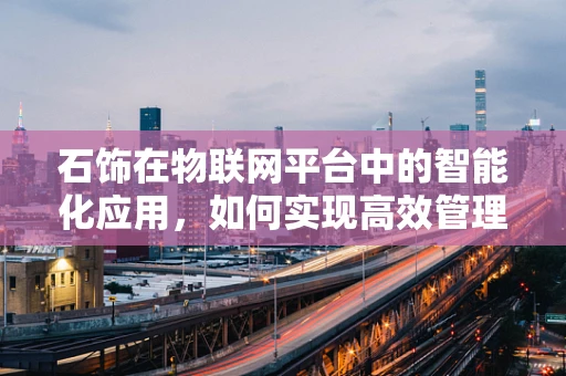石饰在物联网平台中的智能化应用，如何实现高效管理与个性化定制？