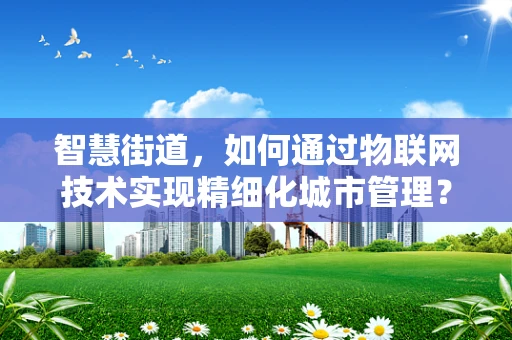 智慧街道，如何通过物联网技术实现精细化城市管理？