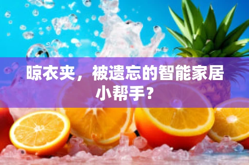晾衣夹，被遗忘的智能家居小帮手？