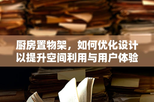 厨房置物架，如何优化设计以提升空间利用与用户体验？