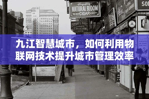 九江智慧城市，如何利用物联网技术提升城市管理效率？
