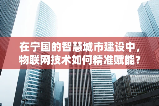 在宁国的智慧城市建设中，物联网技术如何精准赋能？