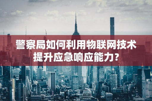 警察局如何利用物联网技术提升应急响应能力？