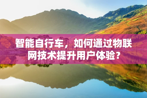 智能自行车，如何通过物联网技术提升用户体验？