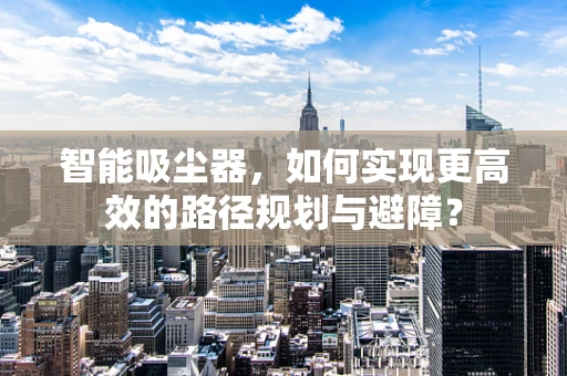 智能吸尘器，如何实现更高效的路径规划与避障？