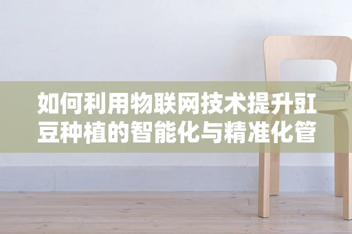 如何利用物联网技术提升豇豆种植的智能化与精准化管理？