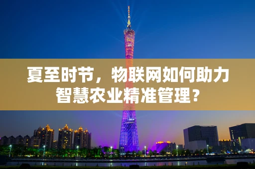 夏至时节，物联网如何助力智慧农业精准管理？