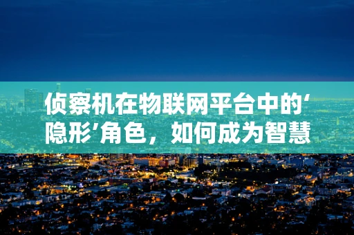 侦察机在物联网平台中的‘隐形’角色，如何成为智慧城市的安全卫士？