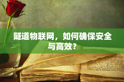 隧道物联网，如何确保安全与高效？