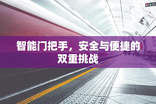 智能门把手，安全与便捷的双重挑战