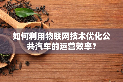 如何利用物联网技术优化公共汽车的运营效率？