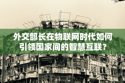 外交部长在物联网时代如何引领国家间的智慧互联？