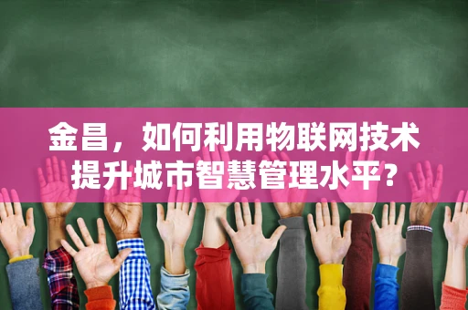 金昌，如何利用物联网技术提升城市智慧管理水平？