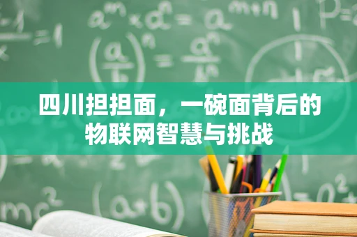 四川担担面，一碗面背后的物联网智慧与挑战
