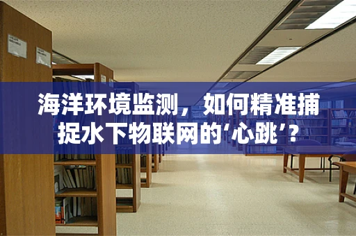海洋环境监测，如何精准捕捉水下物联网的‘心跳’？