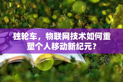 独轮车，物联网技术如何重塑个人移动新纪元？
