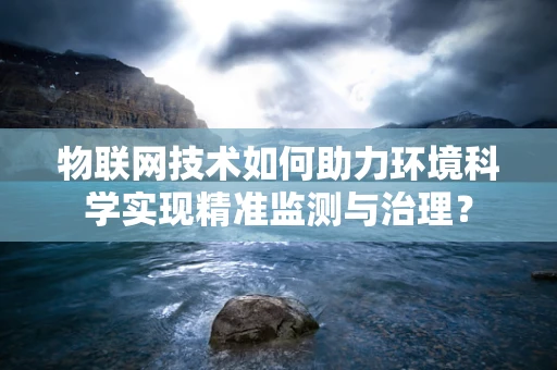 物联网技术如何助力环境科学实现精准监测与治理？