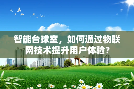 智能台球室，如何通过物联网技术提升用户体验？