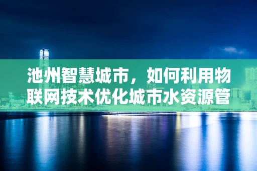 池州智慧城市，如何利用物联网技术优化城市水资源管理？