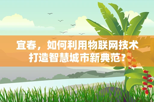 宜春，如何利用物联网技术打造智慧城市新典范？