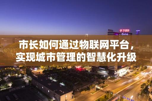市长如何通过物联网平台，实现城市管理的智慧化升级？