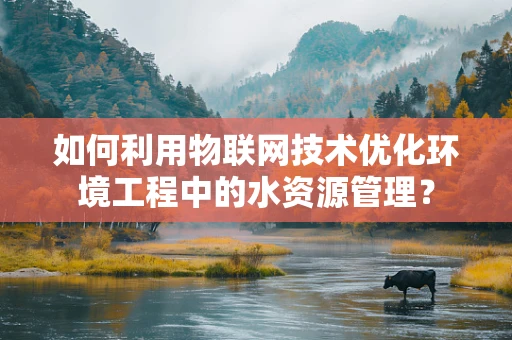 如何利用物联网技术优化环境工程中的水资源管理？